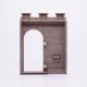 Playmobil 30248050 Kasteelmuur Doorgang - Castle Wall Doorway ,  groot uit kunststof in de kleur grijs. Geschikt vanaf 3+.