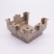 Playmobil 30248090 BK Kasteeltoren Bovenstuk Kantelen - 90/90 II - Castle Tower Top Piece ,  groot uit kunststof in de kleur grijs. Geschikt vanaf 3+.