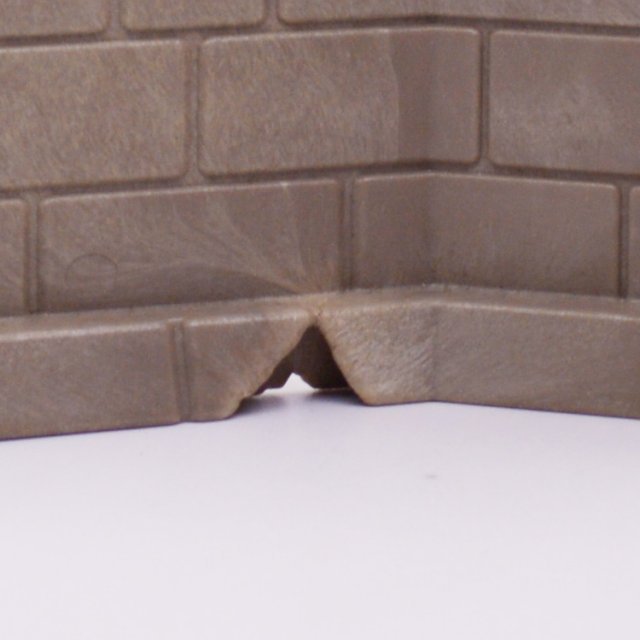 Playmobil 30248120 01 Kasteelmuur Uitsprong Gat - 240/175 - Castle Wall Oriel Hole ,  groot uit kunststof in de kleur grijs. Geschikt vanaf 3+.