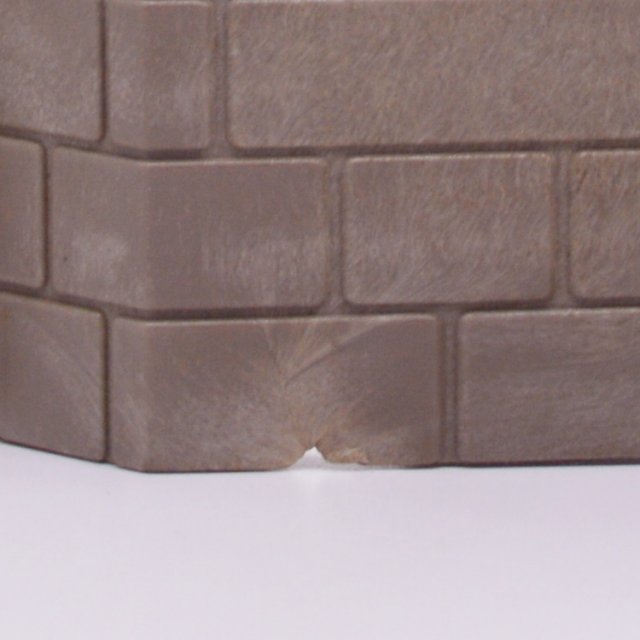 Playmobil 30248120 01 Kasteelmuur Uitsprong Gat - 240/175 - Castle Wall Oriel Hole ,  groot uit kunststof in de kleur grijs. Geschikt vanaf 3+.