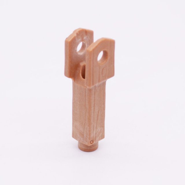 Playmobil 30450250 Steun Zwenkarm Kasteel - Stand Swivel Arm Castle ,  groot uit kunststof in de kleur bruin. Geschikt vanaf 3+.