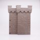 Playmobil 30513922 03 Kasteelmuur Achterwand - Castle Wall Back ,  groot uit kunststof in de kleur grijs. Geschikt vanaf 3+.