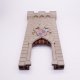 Playmobil 30513942 30635954 Torenmuur Doorgang Hek - Tower Wall Opening Gate ,  groot uit kunststof in de kleur grijs. Geschikt vanaf 3+.