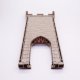 Playmobil 30513942 30635954 Torenmuur Doorgang Hek - Tower Wall Opening Gate ,  groot uit kunststof in de kleur grijs. Geschikt vanaf 3+.
