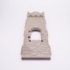 Playmobil 30513952 02 Kasteelmuur Toren Venster - Castle Wall Tower Window ,  groot uit kunststof in de kleur grijs. Geschikt vanaf 3+.