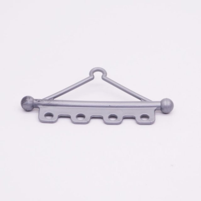 Playmobil 30604102 01 Houder Banner Ophanggedeelte - GR - Banner Holder Hanging Piece ,  groot uit kunststof in de kleur grijs. Geschikt vanaf 3+.