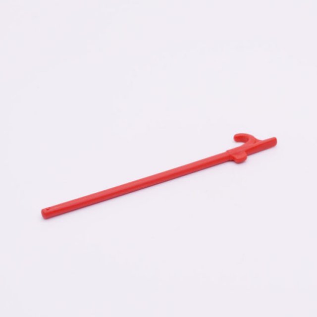 Playmobil 30281250 Trekstok Boothaak Rood - Boat Hook Red ,  groot uit kunststof in de kleur rood. Geschikt vanaf 3+.