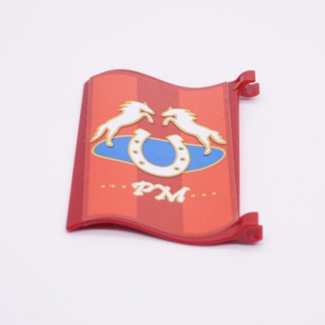 Playmobil 30055063 Vlag Lang Rood - Flag Tall Red ,  groot uit kunststof in de kleur rood. Geschikt vanaf 3+.