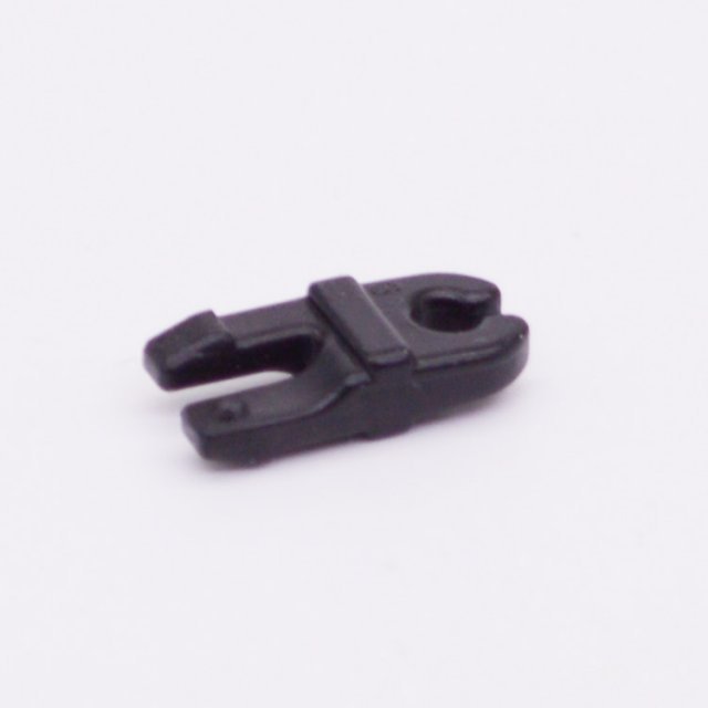Playmobil 30095350 Bevestigingsclip - Clic System - Clip Connector ,  groot uit kunststof in de kleur zwart. Geschikt vanaf 3+.