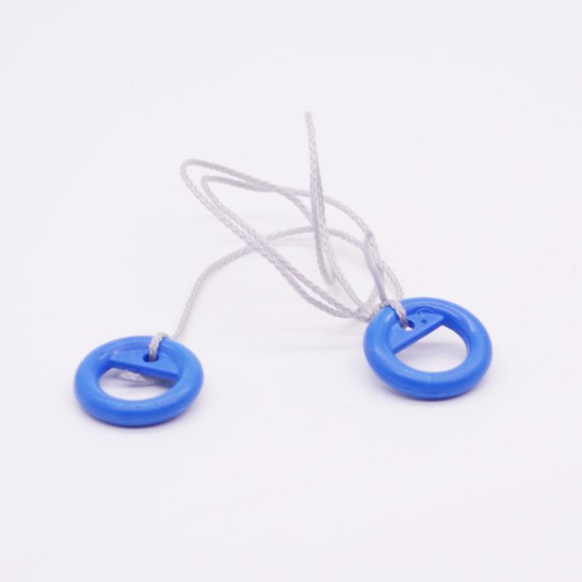 Playmobil 30206722 30880912 Turnringen Compleet - Gymnastic Rings Complete ,  groot uit kunststof in de kleur blauw. Geschikt vanaf 3+.