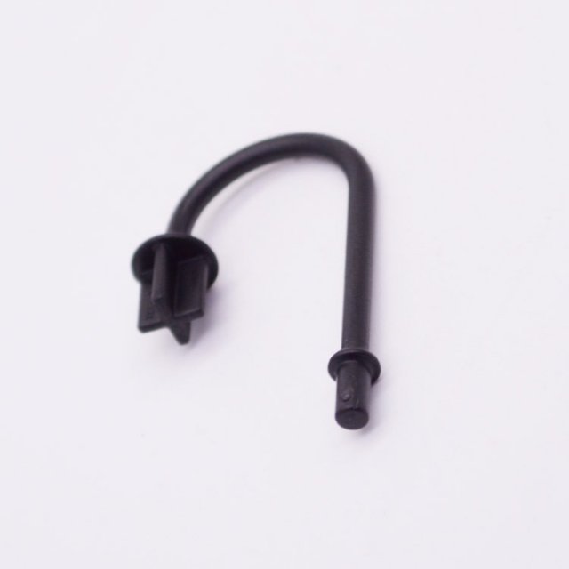 Playmobil 30224802 Houder Wandlamp Downlight - Light Pole Downward ,  groot uit kunststof in de kleur zwart. Geschikt vanaf 3+.