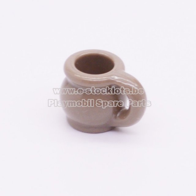 Playmobil 30271760 Bierglas Bierkruik - Beer Glass ,  groot uit kunststof in de kleur grijs. Geschikt vanaf 3+.