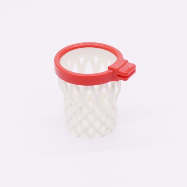 Playmobil 30512240 Basketbalring Net - Basketball Ring Net ,  groot uit kunststof in de kleur wit rood. Geschikt vanaf 3+.
