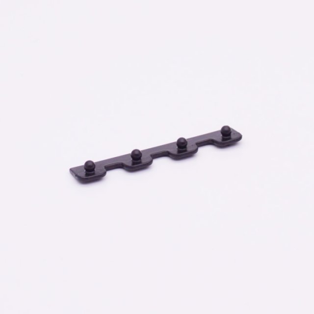 Playmobil 30616280 02 Houder Banner Klemgedeelte - Banner Holder Clamping Piece ,  groot uit kunststof in de kleur zwart. Geschikt vanaf 3+.