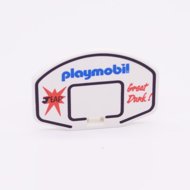 Playmobil 30631860 Basketbal Bord - Basketball Board ,  groot uit kunststof in de kleur wit. Geschikt vanaf 3+.