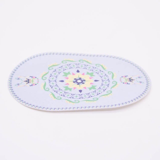 Playmobil 30800406 Tapijt Vloerkleed Ovaal - Set 70452 - Carpet Floor Oval ,  groot uit kunststof in de kleur blauw. Geschikt vanaf 3+.