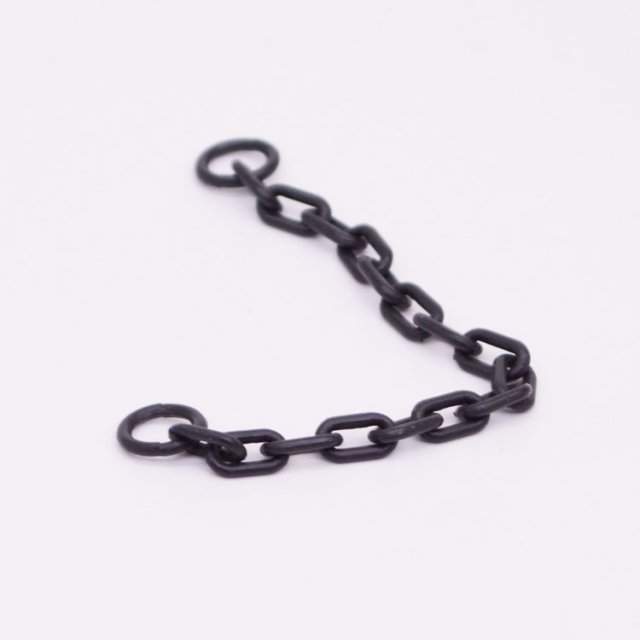 Playmobil 30896712 Ketting Plastiek - 90mm - Chain Plastic ,  groot uit kunststof in de kleur zwart. Geschikt vanaf 3+.