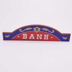 Playmobil 30223012 01 Bord Bank Western - 220 - Sign Bank Western