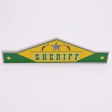 Playmobil 30223022 01 Bord Sheriff Western - 220 - Sign Sheriff Western