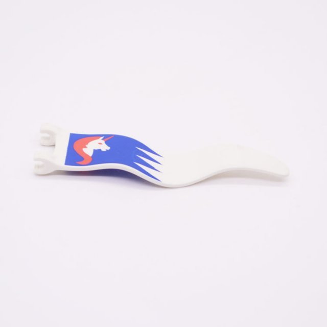 Playmobil 30625732 Vlag Wimpel Eenhoorn - Flag Pennant Unicorn ,  groot uit kunststof in de kleur wit. Geschikt vanaf 3+.