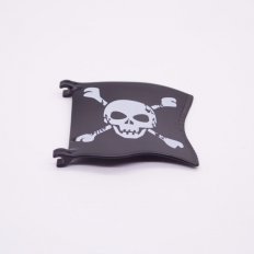 Playmobil 30627073 Vlag Vierkant - Skull Cross Bones - Flag Square
