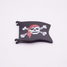 Playmobil 30638012 Vlag Zwart - Scull Bandana - Flag Black