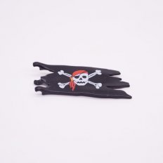 Playmobil 30638792 Vlag Gescheurd Zwart - Skull Bandana - Flag Torn Black