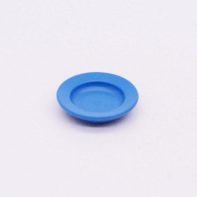 Playmobil 30029430 Bord Diep D20 - BL - Plate Soup D20 ,  groot uit kunststof in de kleur blauw. Geschikt vanaf 3+.
