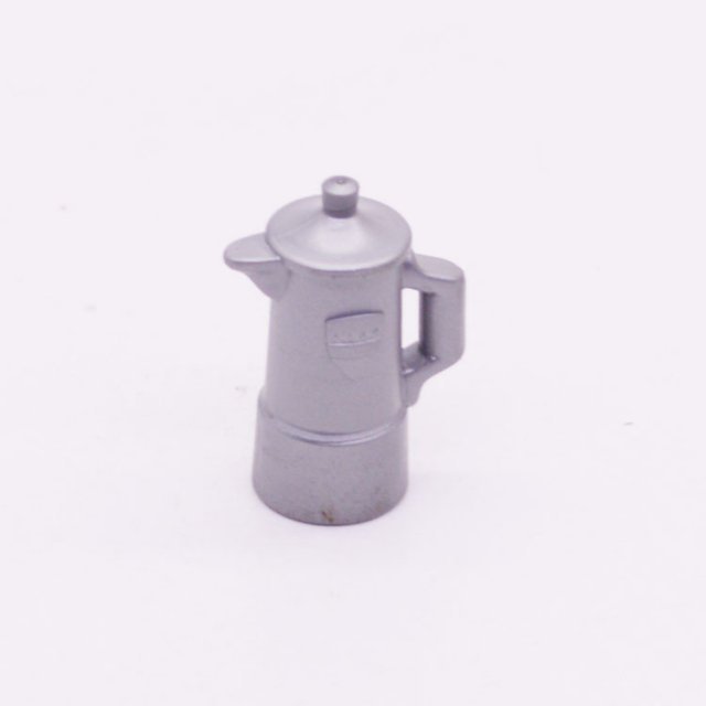 Playmobil 30095700 Koffiekan Zilver - Coffee Pot Silver ,  groot uit kunststof in de kleur grijs. Geschikt vanaf 3+.
