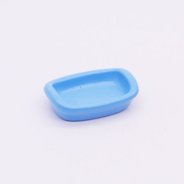 Playmobil 30221052 Schaal 35x24mm - L BL - Tray 35x24mm ,  groot uit kunststof in de kleur l.blauw. Geschikt vanaf 3+.