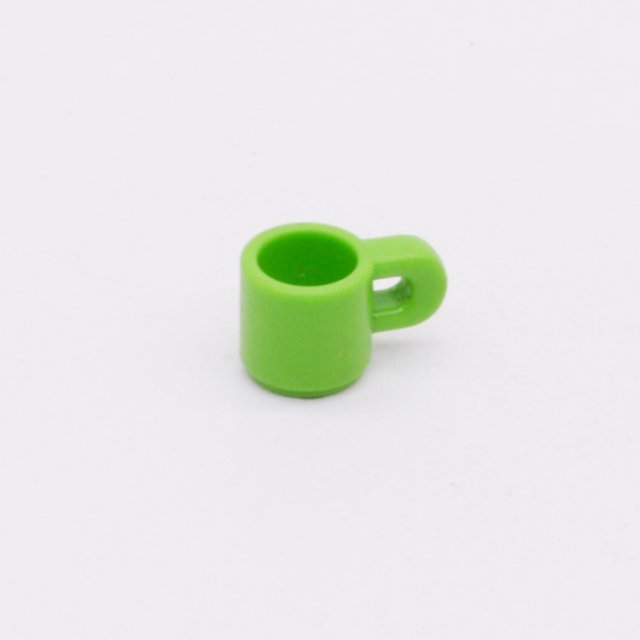 Playmobil 30254960 Tas Mok Groen - Cup Mug Green ,  groot uit kunststof in de kleur groen. Geschikt vanaf 3+.