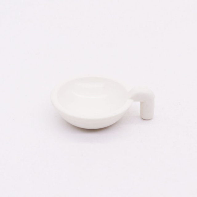 Playmobil 30256450 Kom m Handvat - Food Bowl w Handle ,  groot uit kunststof in de kleur wit. Geschikt vanaf 3+.