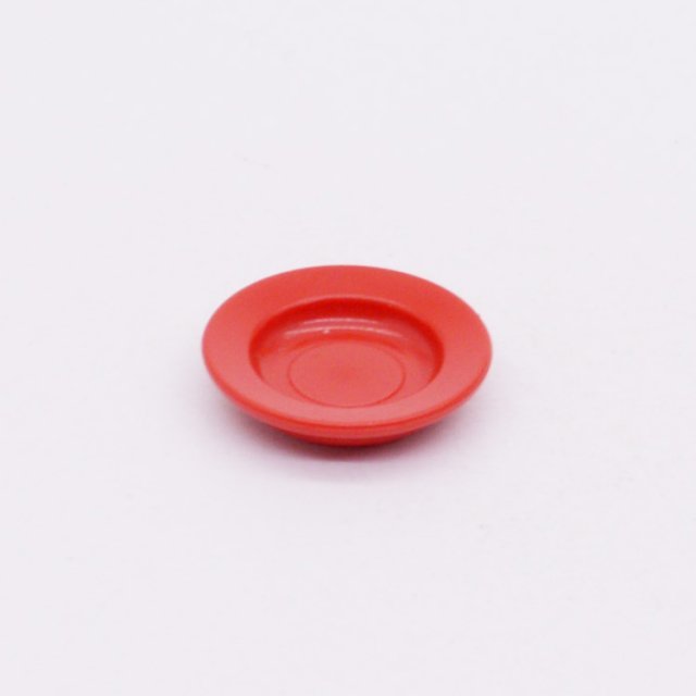 Playmobil 30295960 Bord Diep D20 - R - Plate Soup D20 ,  groot uit kunststof in de kleur rood. Geschikt vanaf 3+.