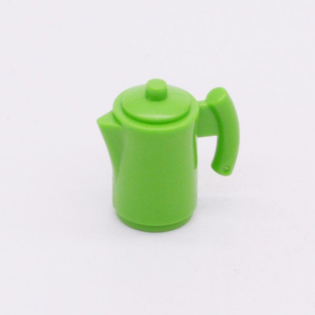 Playmobil 30510642 01 Koffiekan Li Groen - Coffee Pot Li Green ,  groot uit kunststof in de kleur l.groen. Geschikt vanaf 3+.