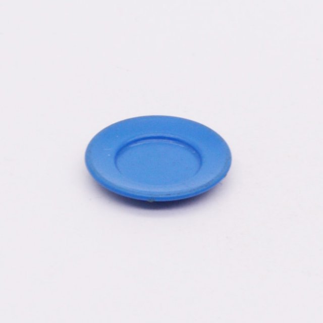 Playmobil 30606420 03 Bord D22 - BL - Plate D22 ,  groot uit kunststof in de kleur blauw. Geschikt vanaf 3+.