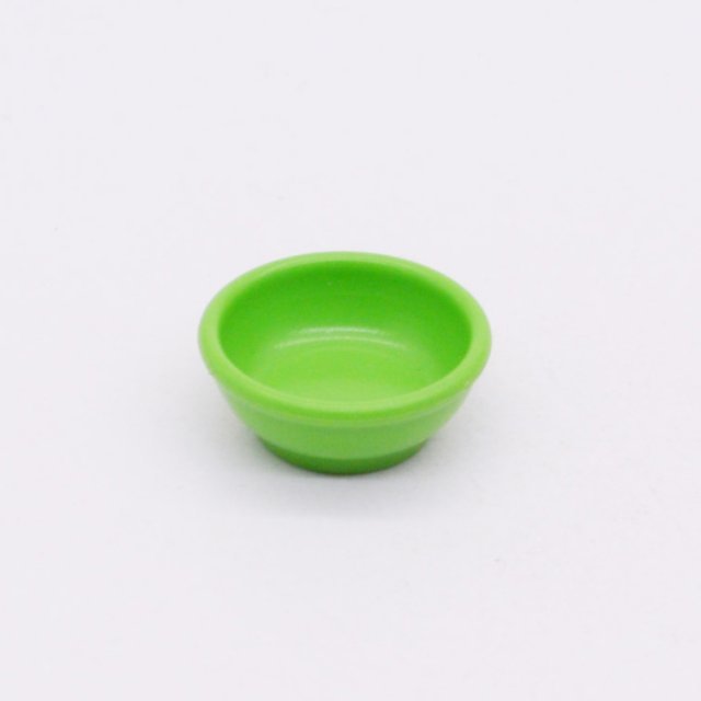 Playmobil 30619600 03 Kom Schaal Klein - GR - Bowl Small ,  groot uit kunststof in de kleur groen. Geschikt vanaf 3+.