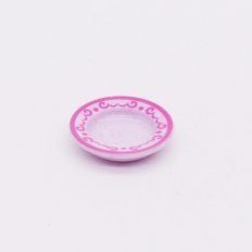 Playmobil 30648016 Bord Diep m Print D20 Li Roze - Plate Soup w Print D20 Li Pink