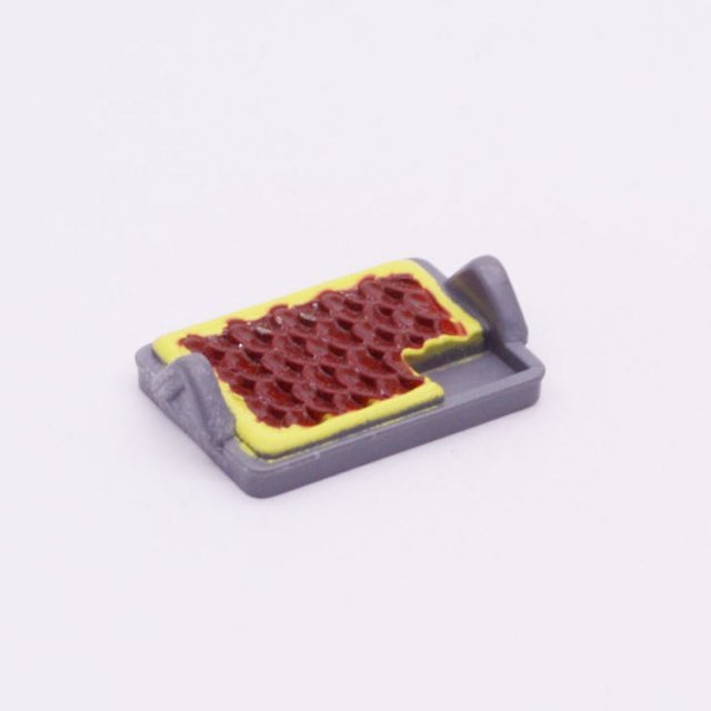 Playmobil 30895402 Plaatcake o Dienblad - Plate Cake o Serving Tray ,  groot uit kunststof in de kleur grijs. Geschikt vanaf 3+.