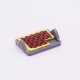Playmobil 30895402 Plaatcake o Dienblad - Plate Cake o Serving Tray ,  groot uit kunststof in de kleur grijs. Geschikt vanaf 3+.