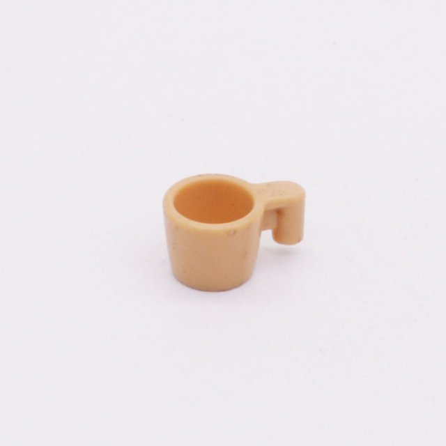 Playmobil p3495b 04 Tas Mug - BEI - Cup Mug ,  groot uit kunststof in de kleur beige. Geschikt vanaf 3+.
