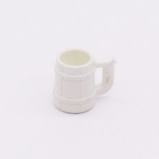 Playmobil p3606a Bierkruik Bierpul Wit - Beer Mug White