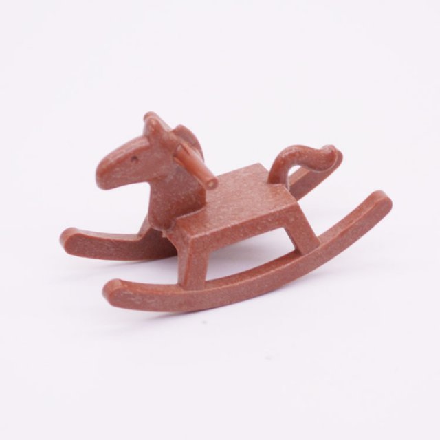 Playmobil 30061910 Schommelpaard - BR - Rocking Horse ,  groot uit kunststof in de kleur bruin. Geschikt vanaf 3+.