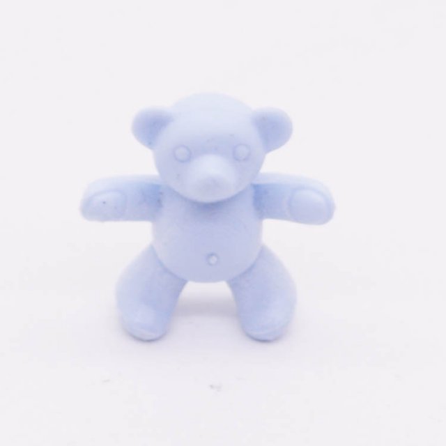Playmobil 30291600 Teddybeer Knuffel - L BL - Teddy Bear Pluche Toy ,  groot uit kunststof in de kleur l.blauw. Geschikt vanaf 3+.