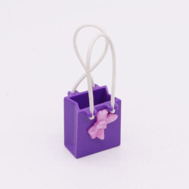 Playmobil 30028962 Winkeltas Compleet Paars - 18x20 - Shopping Bag Complete Purple ,  groot uit kunststof in de kleur paars. Geschikt vanaf 3+.