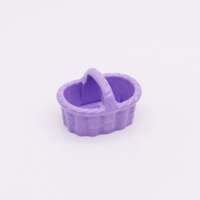Playmobil 30056063 30056073 Mand Ovaal Paars - Basket Oval Purple ,  groot uit kunststof in de kleur paars. Geschikt vanaf 3+.