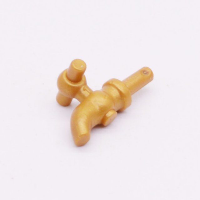 Playmobil 30095690 Kraan v Houten Vat - GO - Tap f Wooden Barrel ,  groot uit kunststof in de kleur goud. Geschikt vanaf 3+.