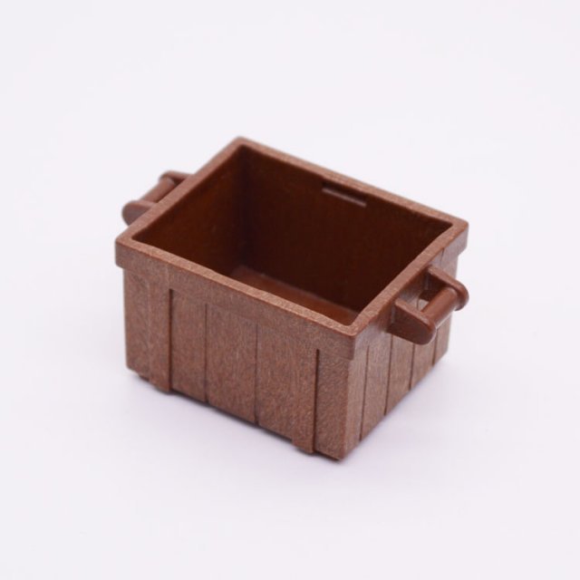Playmobil 30096070 Krat Hout - BR - Crate Wood ,  groot uit kunststof in de kleur bruin. Geschikt vanaf 3+.