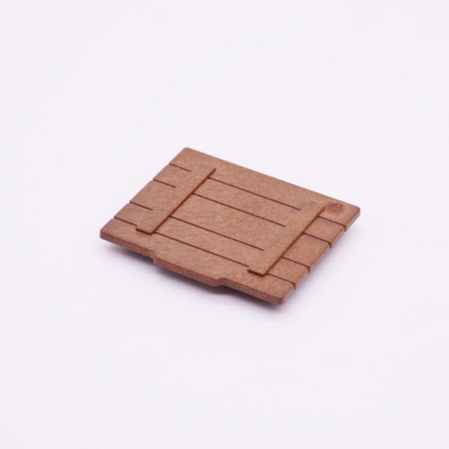 Playmobil 30096080 Deksel Krat Hout - BR - Crate Lid Wood ,  groot uit kunststof in de kleur bruin. Geschikt vanaf 3+.