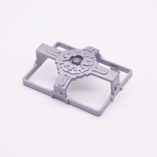 Playmobil 30677870 02 Sierbeslag Deksel Kist - Ornament Bands Chest Trunk ,  groot uit kunststof in de kleur zilver. Geschikt vanaf 3+.