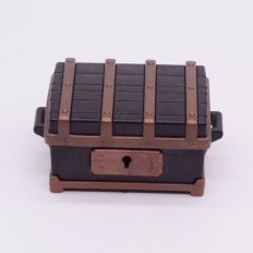 Playmobil 30662370 01 Schatkist Geldkist Zwart - BROKEN - Chest Trunk Black